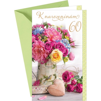 ARGUS Přání k narozeninám 60 15-6352c60 – Hledejceny.cz