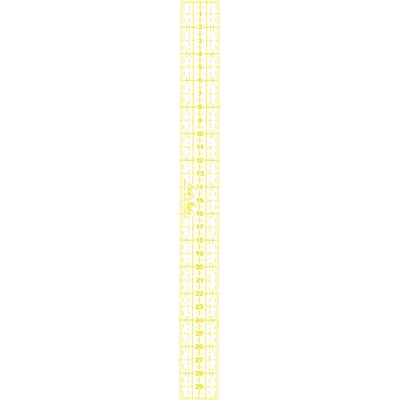Rastrové pravítko 3x30cm M0330-YW žluté