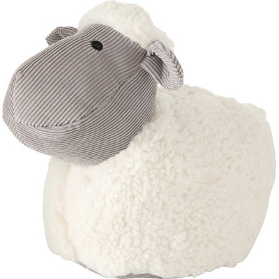 Boltze Dveřní zarážka ovce, 1 kg, bílá
