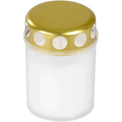 Kahanec Grave, biely plast, 20 h, 80 g, 8,5 cm, na hrob