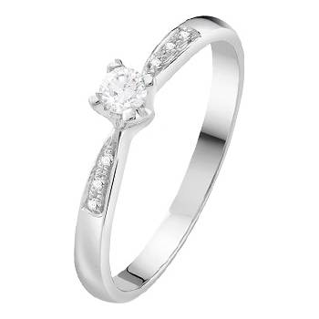 Bliss Диамантен пръстен от бяло злато Bliss 20102452 (20102452)