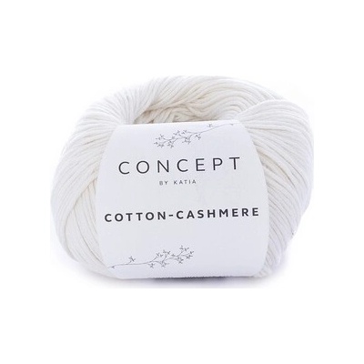 COTTON-CASHMERE Katia Farby COTTON-CASHMERE: 53 ecru biela