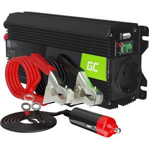 Green Cell PRO 500W/1000W 12V to 230V Sine Wave Volt Car Voltage Converter Inverter Power Solar Inverter DC AC Converter Current Converter Caravan Car Modified Sine - boombuy