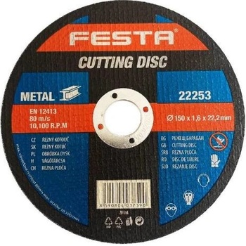 Festa Levior Kotouč řezný 150 x 1,6 x 22,2 mm 22253