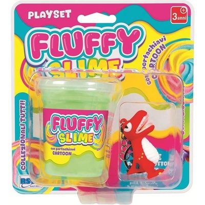 RS Toys Ключодържател RS Toys - Fluffy Slime, Динозавърче (12306C)