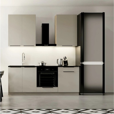 BWS Kuchynská linka EVE 200 cm taupe Aster 200