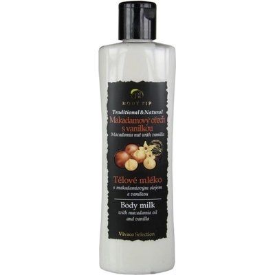 Vivaco Body Tip Makadamový ořech s vanilkou tělové mléko 200 ml – Zbozi.Blesk.cz