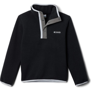 Columbia Детски поларен пуловер Columbia Kid's Helvetia II Half Snap Fleece Fleece jumper - Black / City Grey - размер XXS (704-4211-0111)