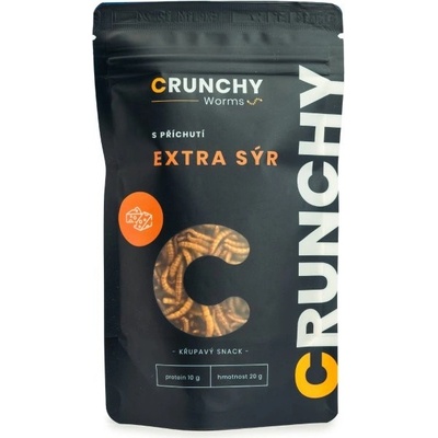 Křupaví červíci s příchutí EXTRA SÝR 20 g