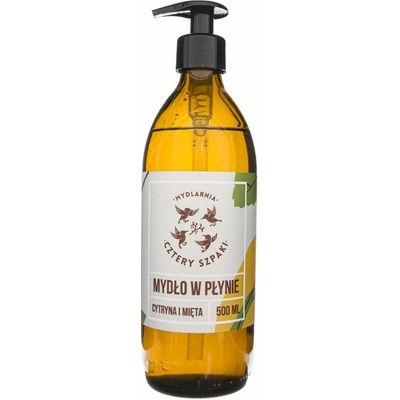 Cztery Szpaki tekuté mydlo s citrónom a mätou 500 ml