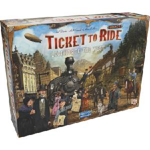 Days of Wonder Настолна игра Ticket to Ride Legacy: Legends of the West - семейна