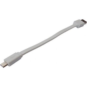 Sandberg 440-84 Micro USB, plochý, 0.15m, bílý