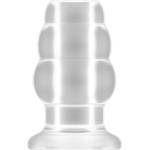 Sono No. 49 Small Hollow Tunnel Butt Plug 3 Inch Transparent