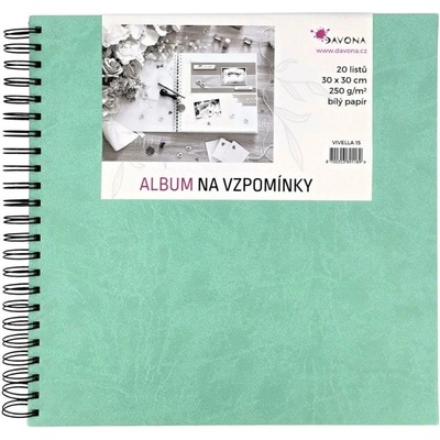Davona Album kroužkové 30 × 30 cm (250 g/m2, 20 listů) - mátové