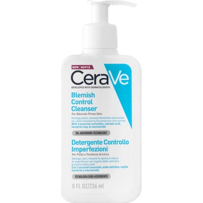 CeraVe Blemish Control čisticí gel proti nedokonalostem aknózní pleti 236 ml – Zbozi.Blesk.cz