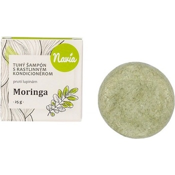 Kvítok tuhý šampon s kondicionérem proti lupům Moringa 25 g