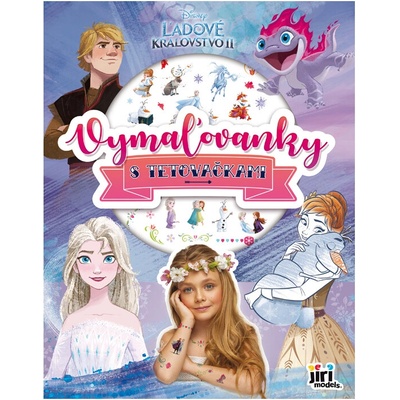 Vymaľovanky s tetovačkami Ľadové kráľovstvo