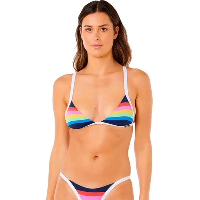 Rip Curl Surf Stripe Fixed Tri bikini top - Multicolor (Dark Navy)