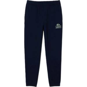 Lacoste Анцуг Lacoste Men's Signature Print Closed Hem Fleece Joggers - Navy Blue