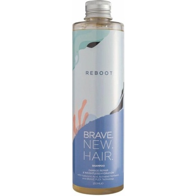 Brave New Hair revitalizačný a hĺbkovo hydratačný šampón na vlasy Reboot 250 ml