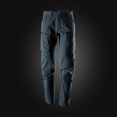 Snickers Workwear Pracovné nohavice ServiceWork Stretch tmavo modré