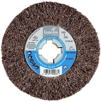 LUKAS-ERZETT A22861001000104 Lamelový válec s brusným rounem LWV universal 100 x 100 mm s otvorem 19 mm | Korundový kore