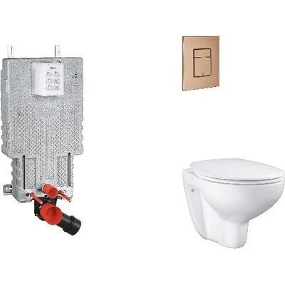 GROHE Uniset s tlačidlom Skate Cosmopolitan SANI15BB4103