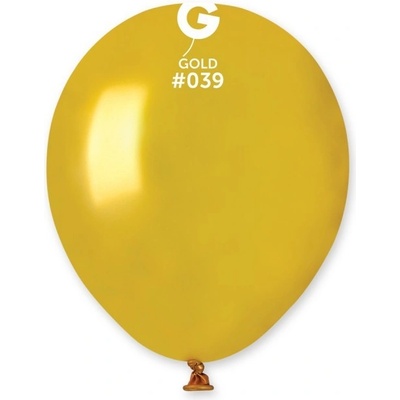 Gemar #039 Balónek metal 13cm 5 zlatý