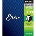 Elixir Струни електрическа китара 6 струнна ELIXIR 19102 OPTIWEB Steel Medium 11-49