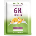 nutri + Пробен размер на веган протеин на прах 6K - Mango Peach