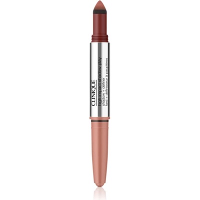 Clinique High Impact Shadow Play Shadow & Definer сенки за очи в молив дуо цвят Strawberry + Chocolate 1, 9 гр