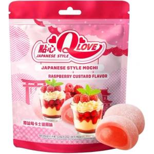 Qlove японски кремови кексчета с малина 120 г