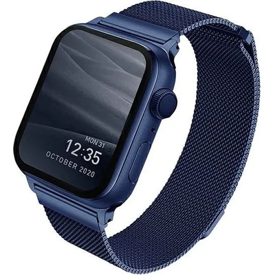 UNIQ Каишка UNIQ Dante за Apple Watch Series SE/ 6/ 5/ 4 40mm от неръждаема стомана, Marine blue, син (Uni000362-0)