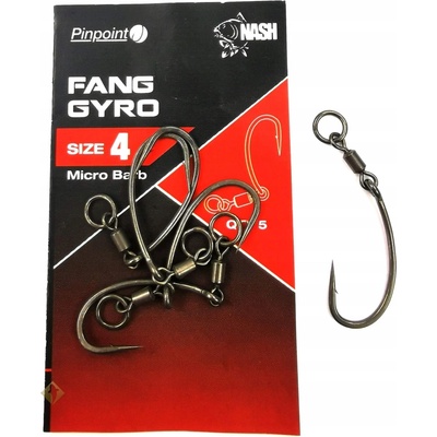 Kevin Nash Pinpoint Fang Gyro Micro Barbed veľ.8 5 ks