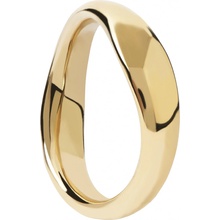 PDPaola Jemný pozlátený prsteň zo striebra Gold AN01 462