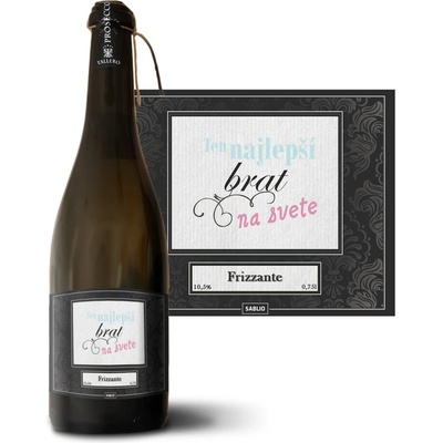 Sablio Ten najlepší brat na svete Prosecco biele suché šumivé víno 10,5 % 0,75 l (holá fľaša)