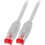 MegaD RJ45 пач корда категория 6а Draka, 500 MHz, сива, EFB (6.0 м) (K8051.6)