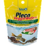 TETRA Pleco Veggie Wafers - 100% растителна премиум храна за дънни рибки и ракообразни