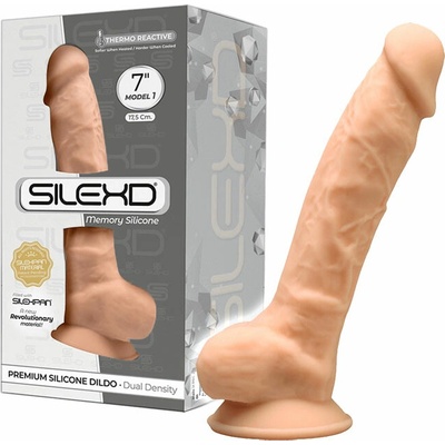Silexd 7 realistický dildo s přísavkou 17,5 cm