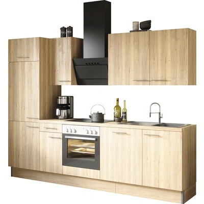 Optifit Linus984 210 cm farba čela antracitová lesk farba korpusu dub divý matný