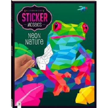 Kaleidoscope Sticker Mosaics: Neon Nature
