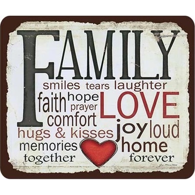 Ceduľa Family Love