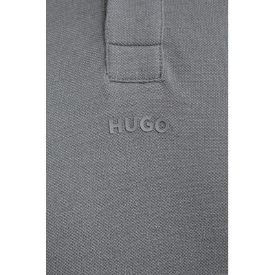 HUGO Памучна тениска с яка hugo (50493206)