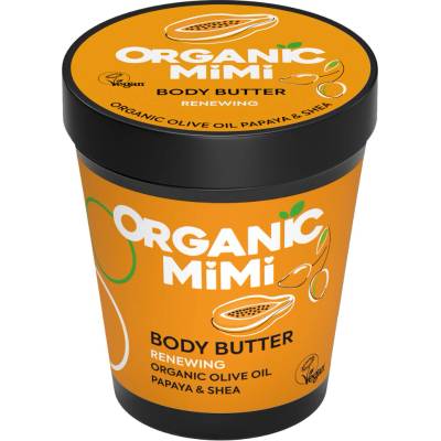 ORGANIC MIMI Olive & Papaya Renewing Obnovujúce maslo na telo 200 ml