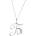 Silenti Jewelry Сребърно колие "Б