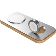 Cubenest 2in1 Magnetic Wireless charger K200 Silver