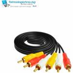 DeTech Кабел 3RCA M/3RCA M10m (VLVP24300B100)