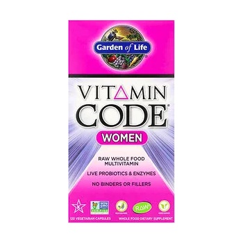 Garden of Life Vitamin Code Women (мултивитамини за жени) - 120 растителни капсули