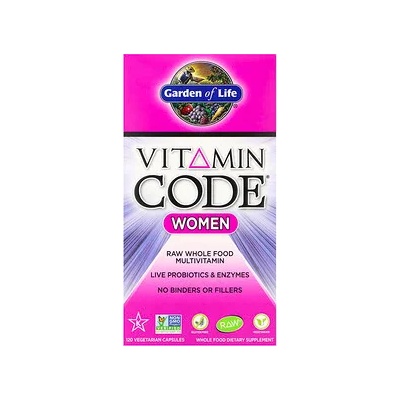 Garden of Life Vitamin Code Women (мултивитамини за жени) - 120 растителни капсули