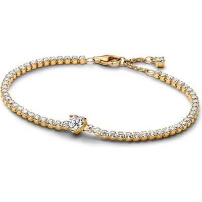 Pandora romantický pozlátený náramok Shine Timeless 560041C01 20 cm